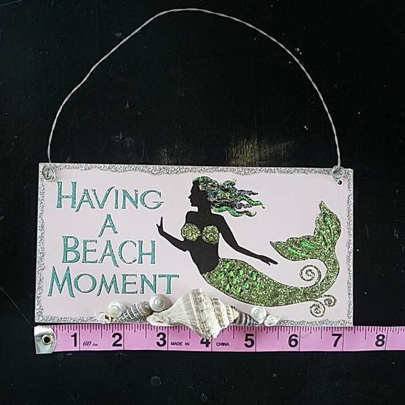 Mermaid Decorative wall hanging plaque - Picture 5 of 6